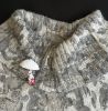 Picture of Crochet White and Red Mushroom Beaded Brooch