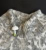 Picture of Crochet White and Green Mushroom Beaded Brooch